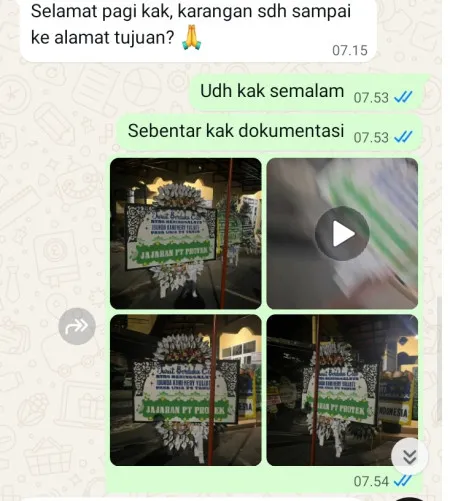 Pengiriman Papan Bunga Selamat Garden Party Tangerang